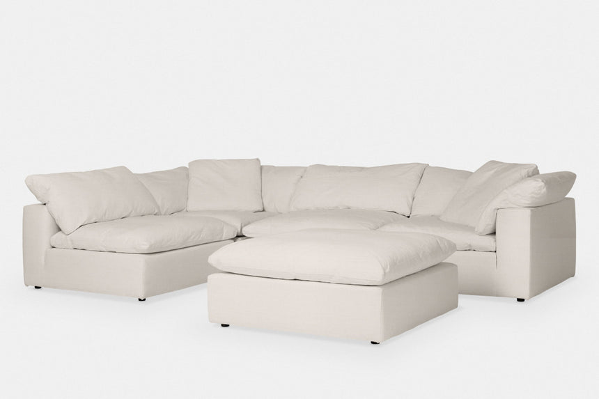 LUSCIOUS SMALL SECTIONAL GROUP | 80 x 304 x 304 CM.