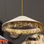 Beige hanging lamp Kukai & fringes | 14.5 x 50 cm.