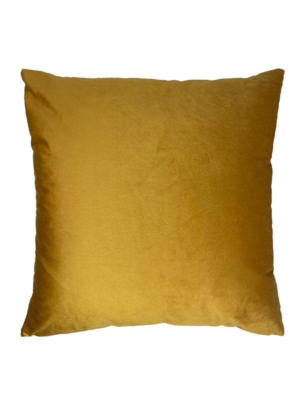 Velvet cushion cover – golden royal #LA117