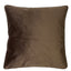 Velvet cushion cover w/piping – brown swan #LA135