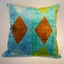 CUSHION COVER WITH LINEN BACKING