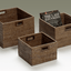 Manderin Boxes Square (set of 3)