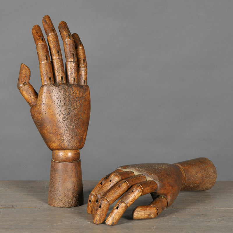 Articulated Wood Hand (set of 2)