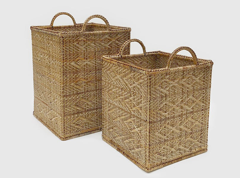 Mayflower Square Planter Baskets (set of 2)