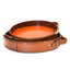 LEATHER ROUND TRAY-SET OF 2 | large 41x6 / small 36x6